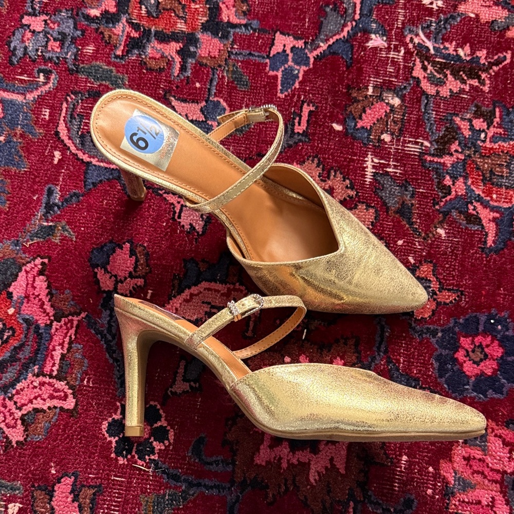 Dolce Vita Gold Heels